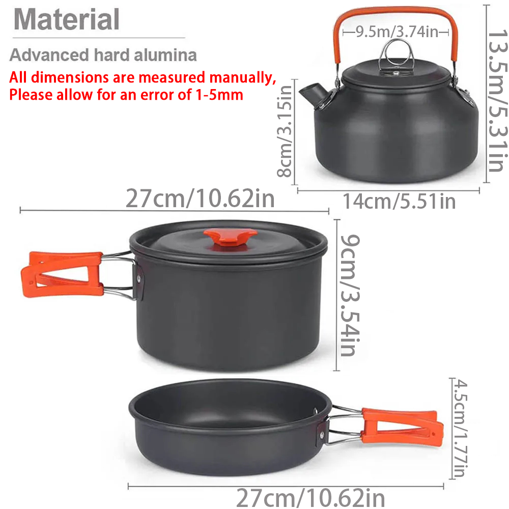 1 Uds./1 Juego de utensilios d - Camping Cooking Gear Set reseña y precio