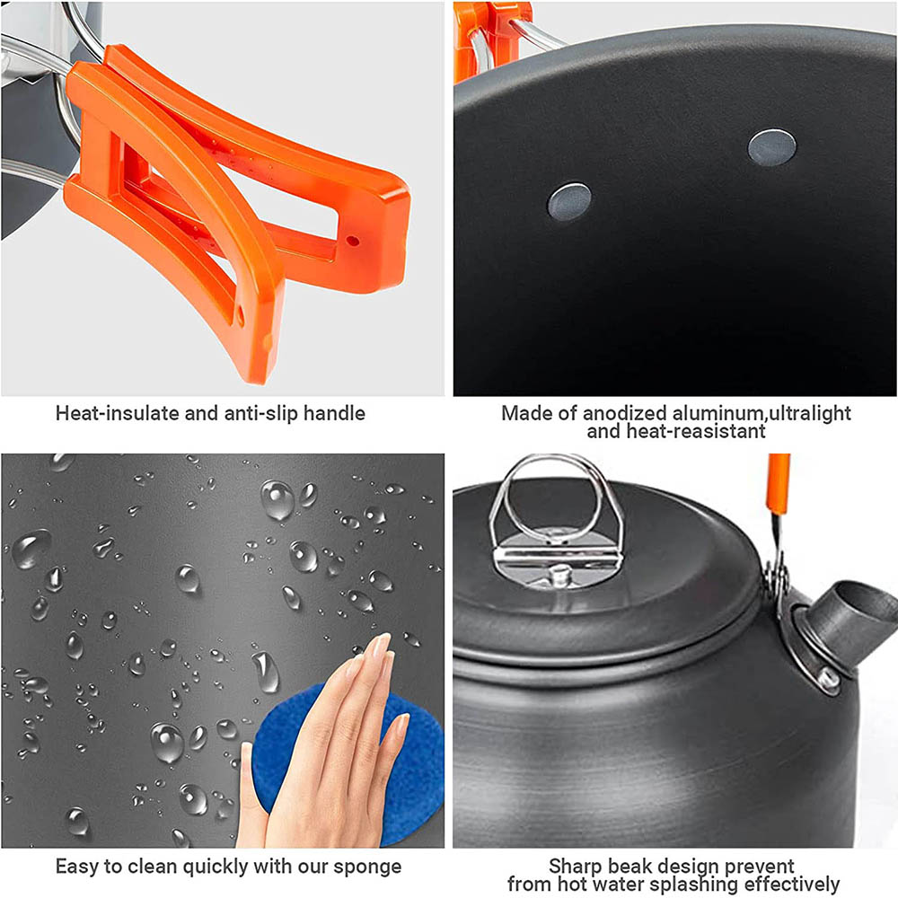 1 Uds./1 Juego de utensilios d - Camping Cooking Gear Set reseña y precio