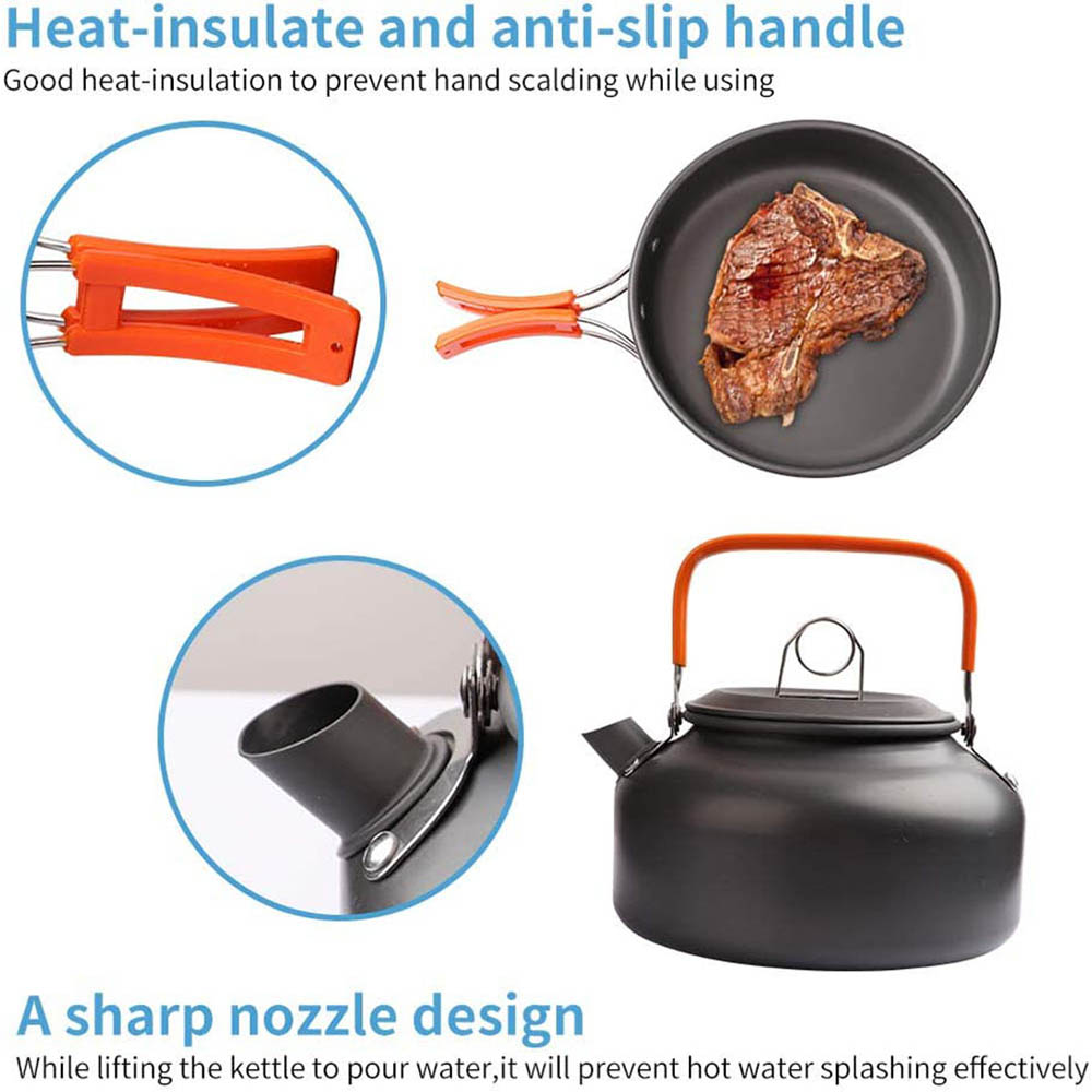 1 Uds./1 Juego de utensilios d - Camping Cooking Gear Set reseña y precio