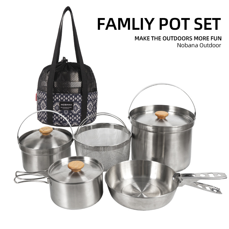 NOBANA, el más nuevo juego de  - Camping Cooking Gear Set reseña y precio