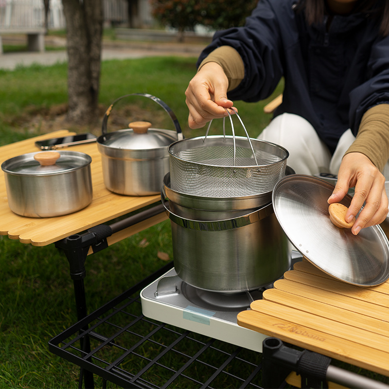 NOBANA, el más nuevo juego de  - Camping Cooking Gear Set reseña y precio