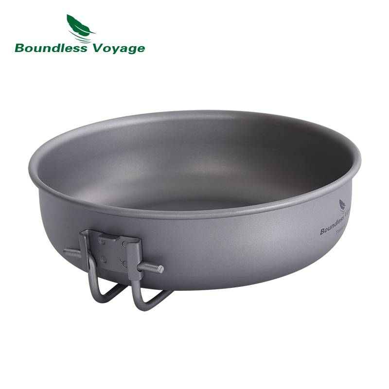 Sartén de titanio ultraligera  - Camping Cooking Tin reseña y precio