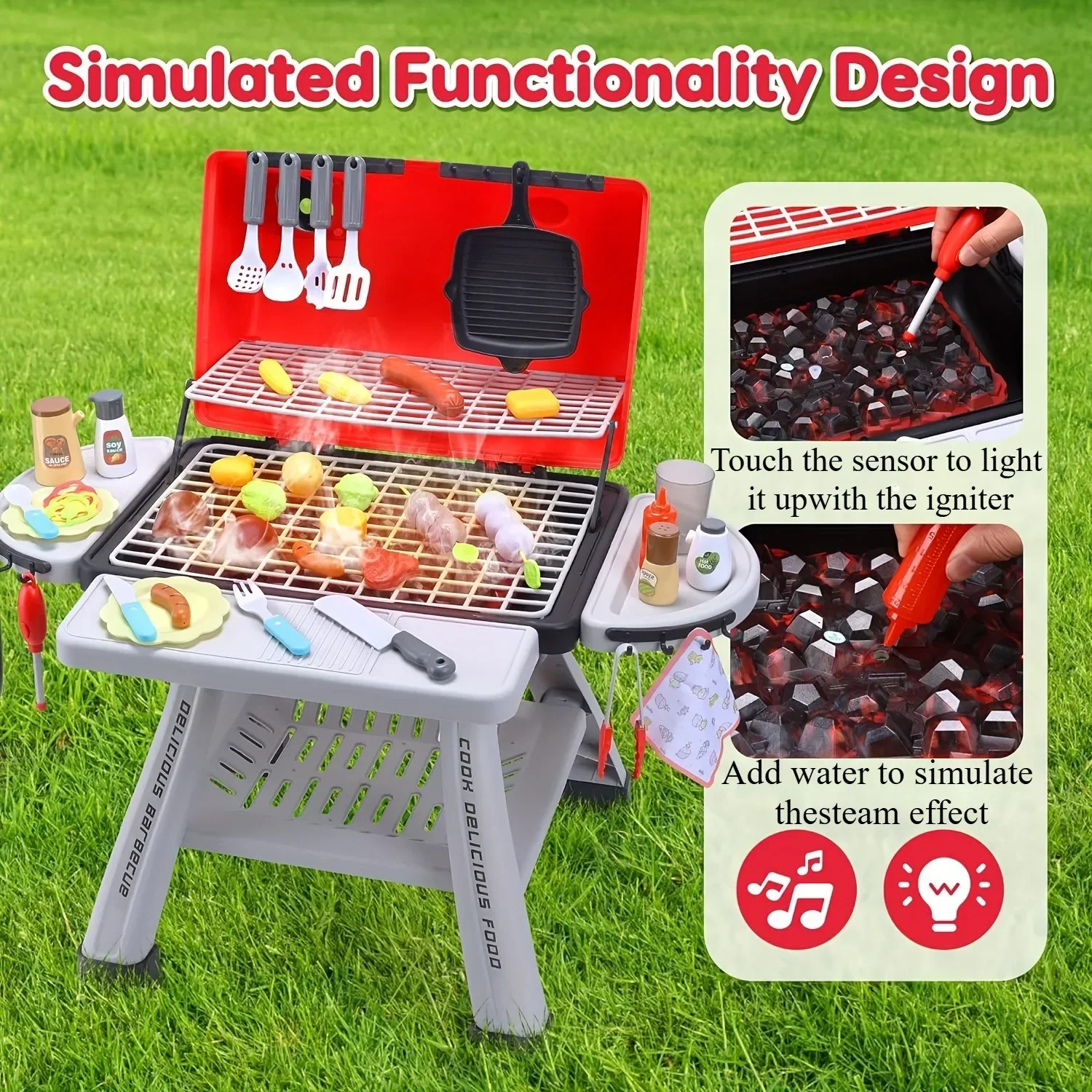 Juego de juguetes para parrill - Camping Cooking With Kids reseña y precio