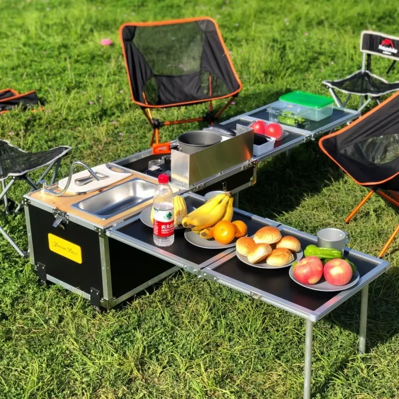 Mesa de Cocina Plegable para A - Camping Cooking All In One reseña y precio
