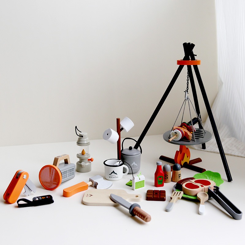 Juego de simulación de acampad - Camping Cooking With Kids reseña y precio