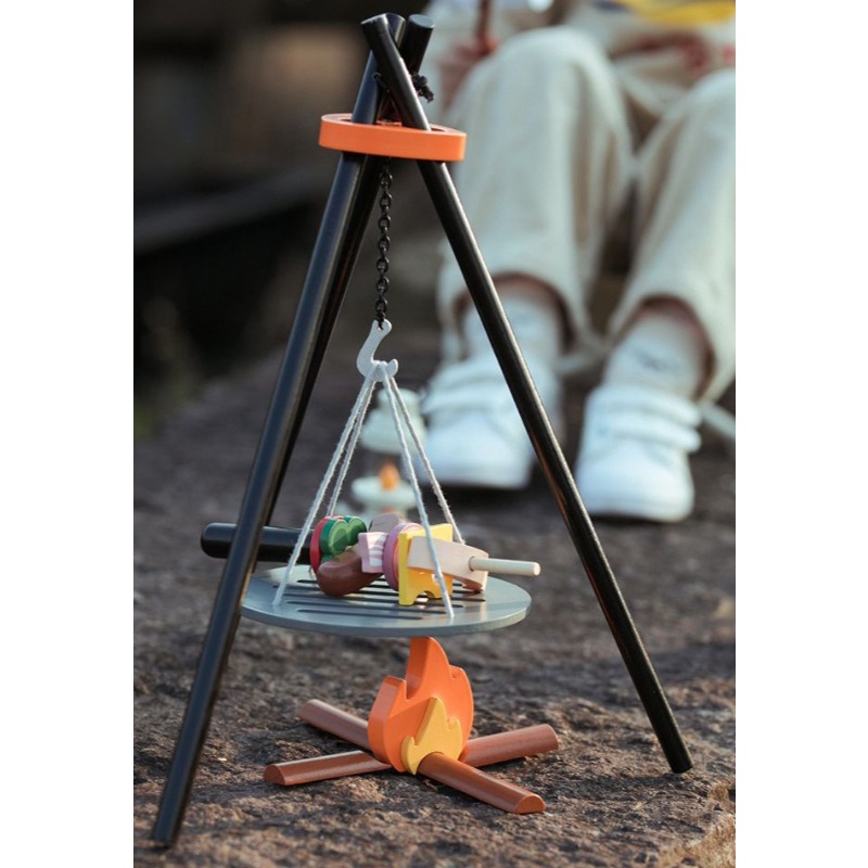 Juego de simulación de acampad - Camping Cooking With Kids reseña y precio