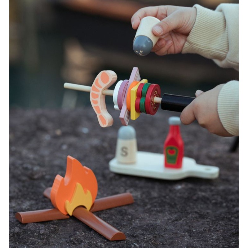 Juego de simulación de acampad - Camping Cooking With Kids reseña y precio