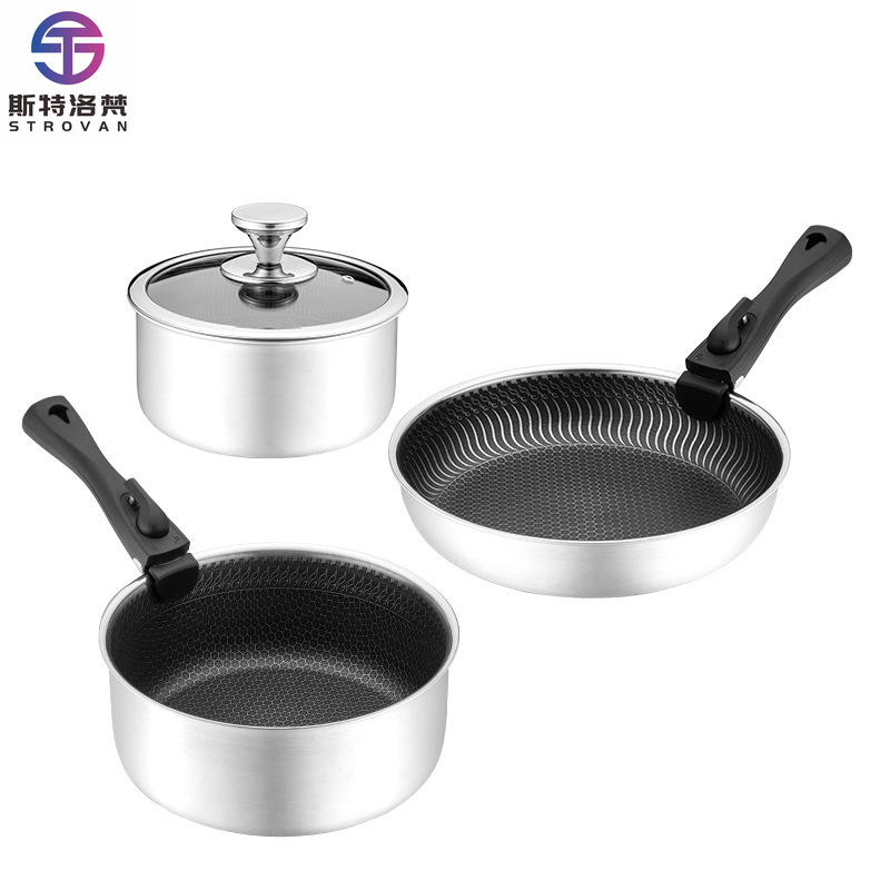 Juego de utensilios de cocina  - Camping Cooking Set Detachable Handle reseña y precio
