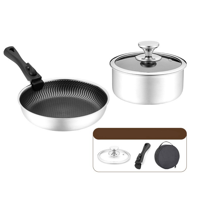 Juego de utensilios de cocina  - Camping Cooking Set Detachable Handle reseña y precio