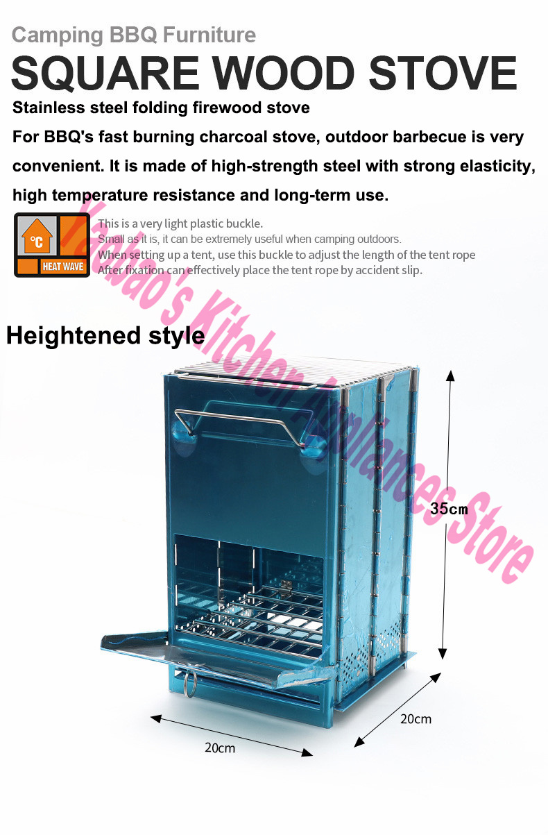 Estufa de Leña Portátil Desmon - Camping Cooking Stove reseña y precio