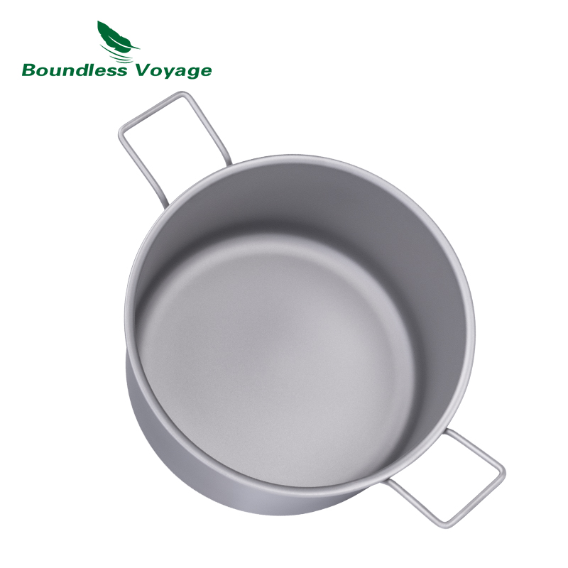 Juego de ollas de titanio Boun - Camping Cooking Set Compact reseña y precio