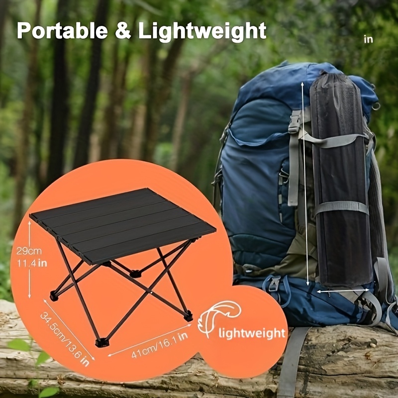 Mesa Lateral Plegable Portátil - Camping Cooking Fire Pit reseña y precio