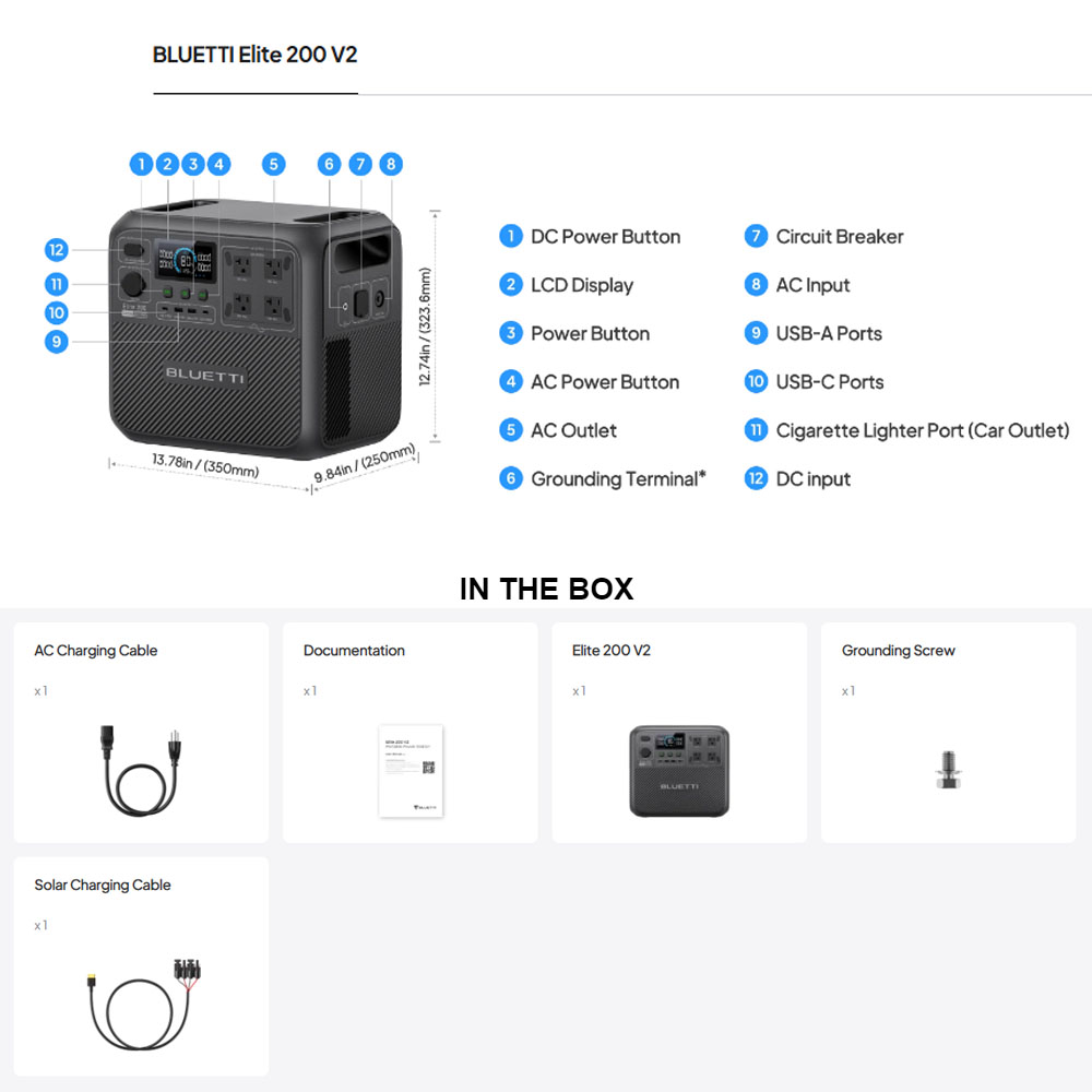 【Renew】BLUETTI Elite 200 V2 Es - Camping Cooking Stove reseña y precio