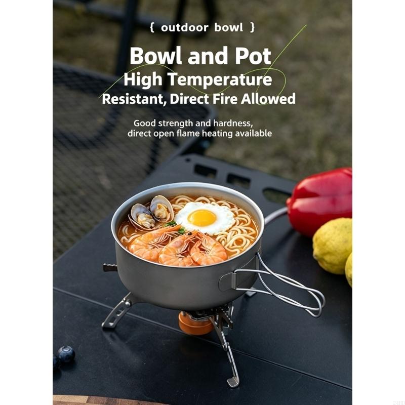 Cuenco Metal para acampar con  - Camping No Cooking Meals reseña y precio
