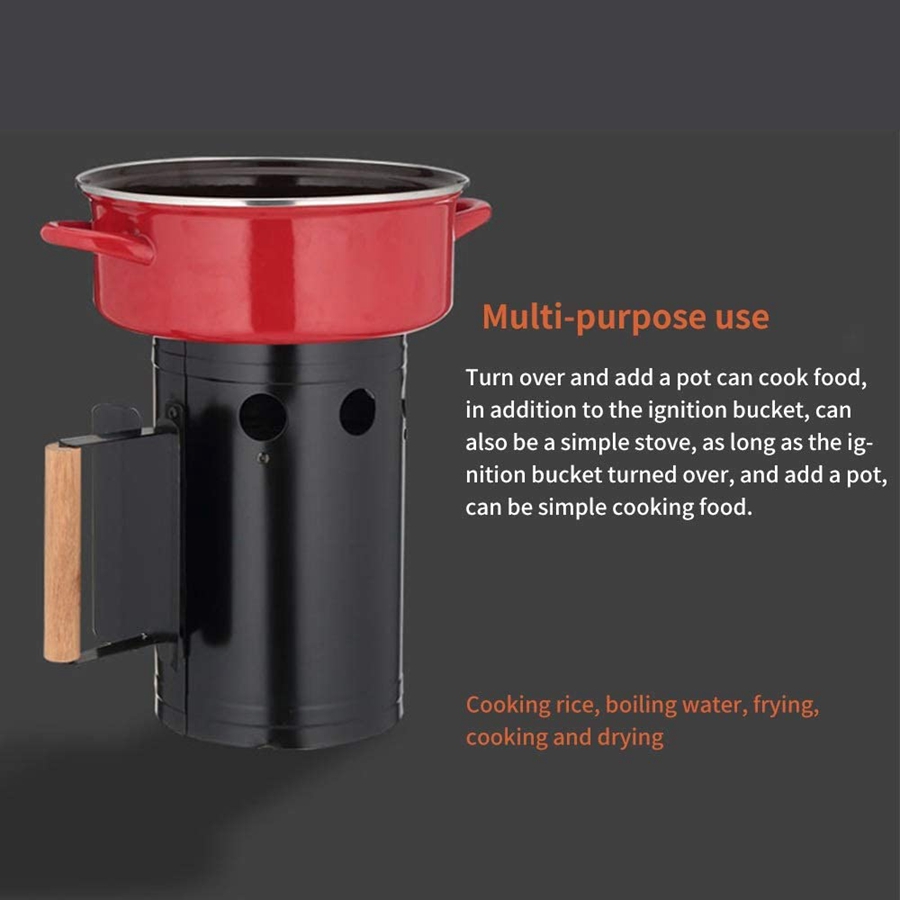 Herramientas para Parrilla de  - Charcoal Chimney Starter reseña y precio
