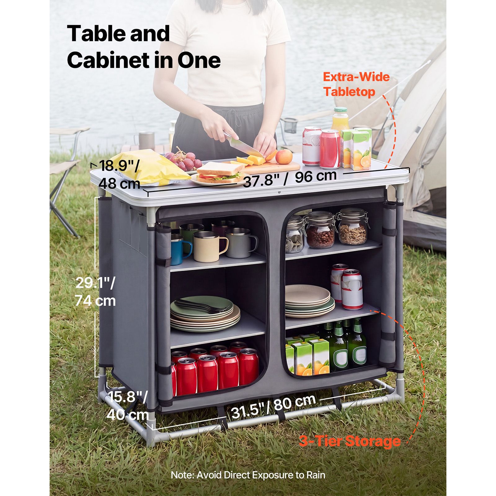 Mueble de Almacenamiento para  - Camping Cooking Set Compact reseña y precio