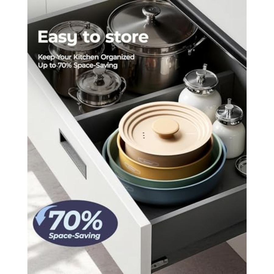 Juego de utensilios de cocina  - Camping Cooking Set Detachable Handle reseña y precio