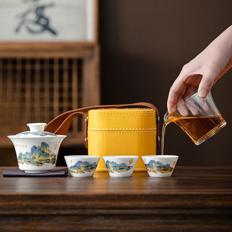 Juego de Té de Porcelana Blanc - Camping Cooking Tin reseña y precio