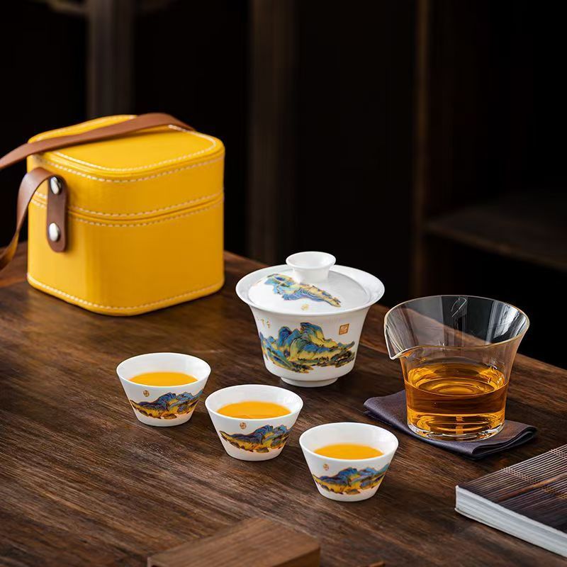 Juego de Té de Porcelana Blanc - Camping Cooking Tin reseña y precio