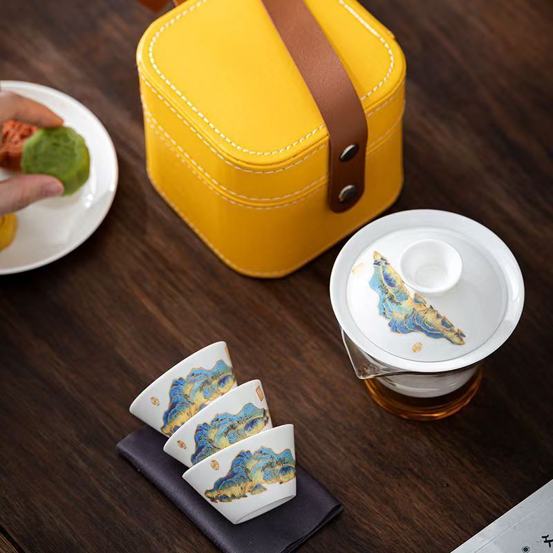 Juego de Té de Porcelana Blanc - Camping Cooking Tin reseña y precio