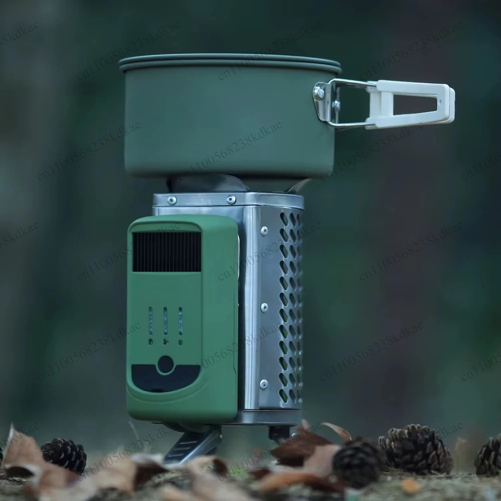 Estufa de leña portátil sin hu - Camping Cooking Stove reseña y precio