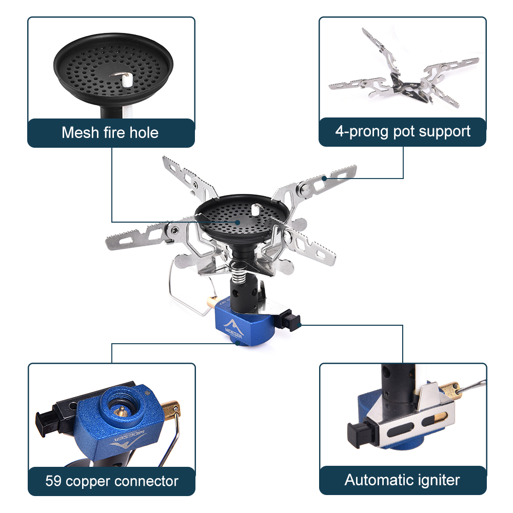 Quemador de Gas para Acampar a - Camping Cooking Stove reseña y precio