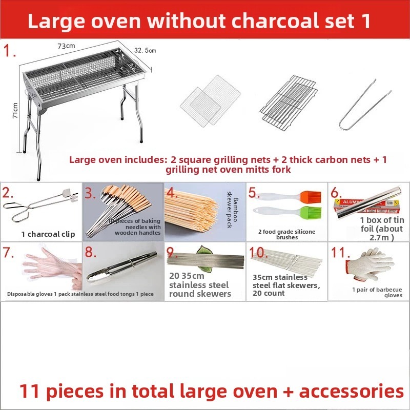 Parrilla de Carbón Plegable Gr - Camping Cooking Appliances reseña y precio