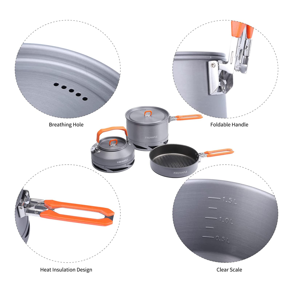 Fire Maple utensilios Camping  - Camping Cooking All In One reseña y precio