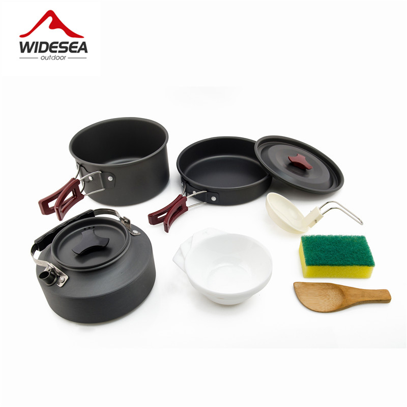 Widesea-Juego de utensilios de - Camping Cooking All In One reseña y precio