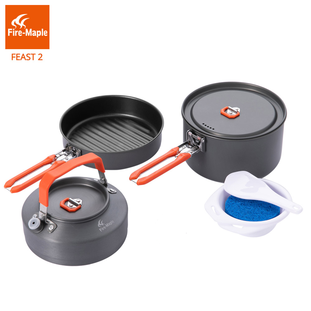 Juego de ollas de Picnic de ar - Camping Cooking Box Set reseña y precio