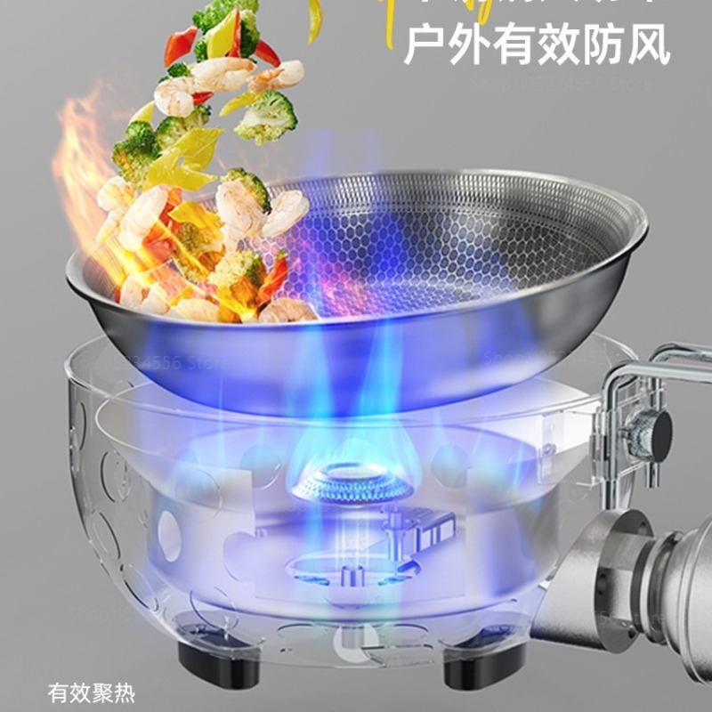 Estufa de Gas portátil para ex - Camping Cooking All In One reseña y precio