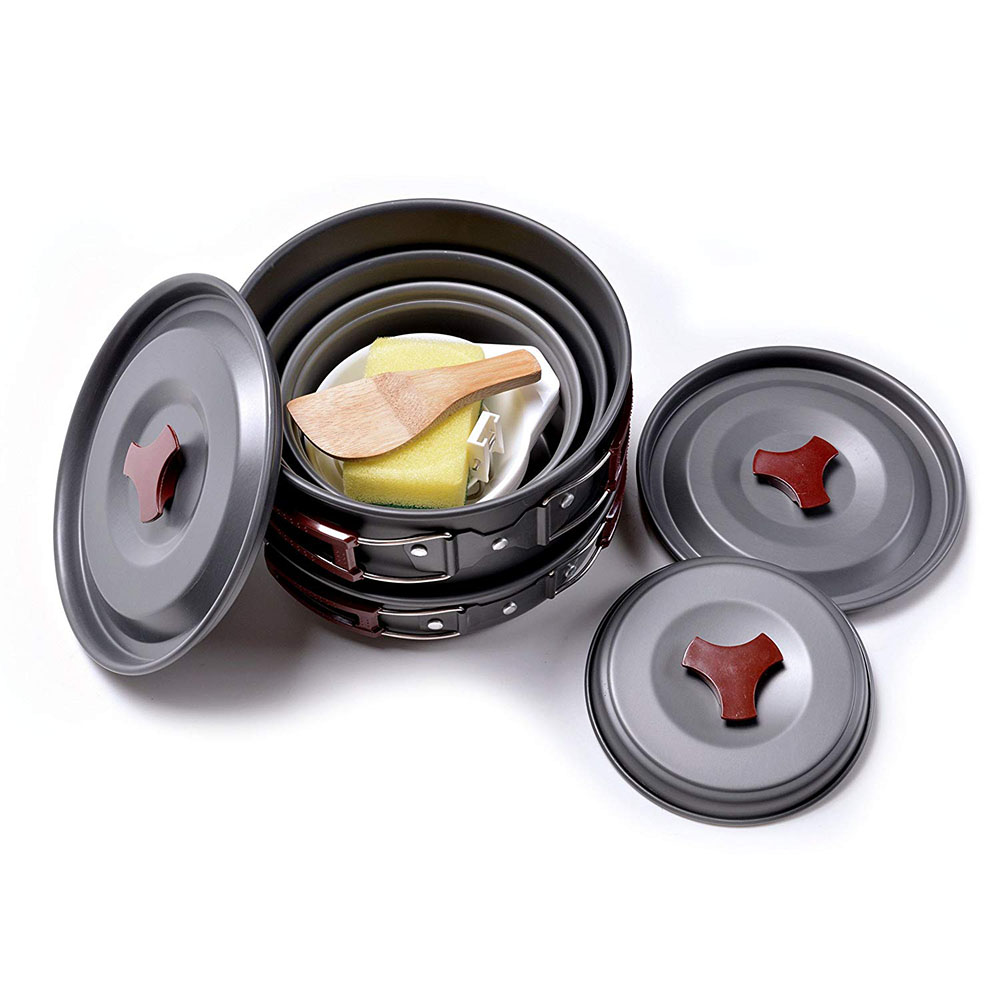 Kit de utensilios de cocina pa - Camping Cooking Gear Set reseña y precio
