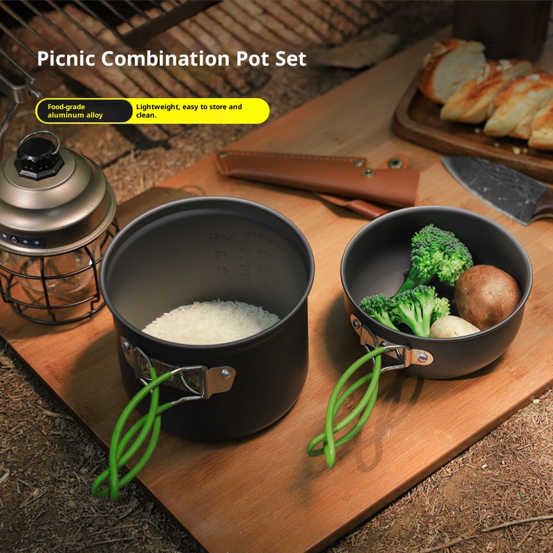 Juego de Utensilios de Cocina  - Camping Cooking Set Compact reseña y precio