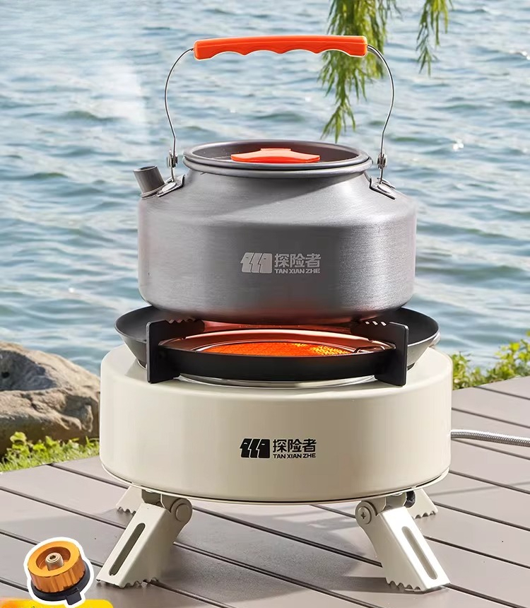 Estufa de Gas Portátil Desmont - Camping Cooking Box Set reseña y precio