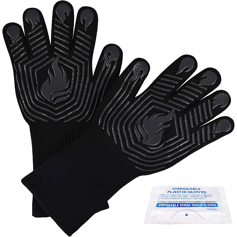 Guantes para Barbacoa, 1472 °  - Camping Cooking Bbq reseña y precio