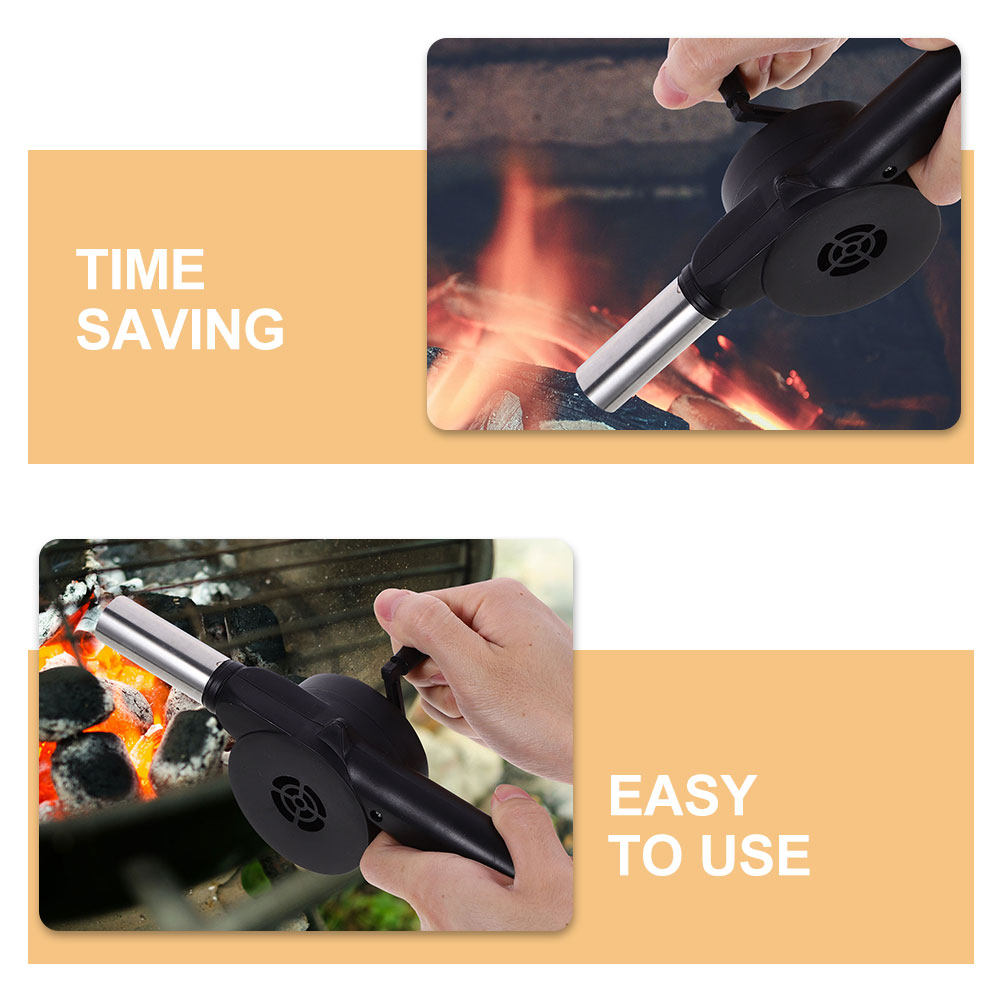 Ventilador Manual de Manivela  - Camping Cooking Fire Pit reseña y precio